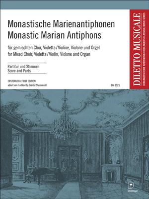 Monastische Marienantiphonen: Gemischter Chor mit Begleitung