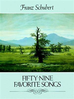 Franz Schubert: Fifty-nine Favorite Songs: Gesang mit Klavier