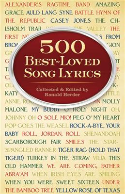 500 Best Loved Song Lyrics: Gesang mit Klavier
