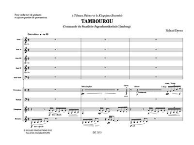 Roland Dyens: Tambourou: Kammerensemble