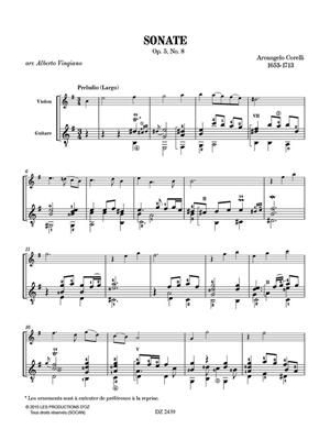 Arcangelo Corelli: Sonate, Op. 5, No. 8: Violine mit Begleitung