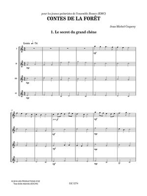 Jean-Michel Coquery: Contes De La Forêt: Gitarre Trio / Quartett