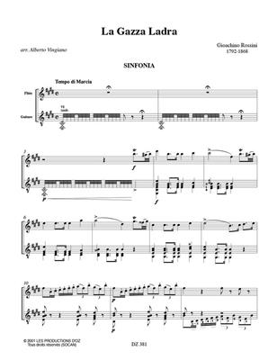 Gioachino Rossini: La gazza ladra: Flöte mit Begleitung