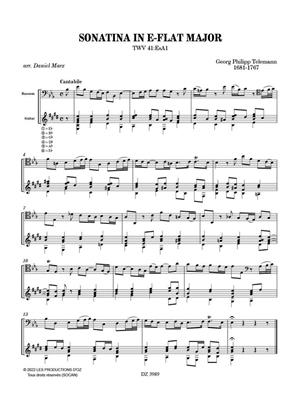 Georg Philipp Telemann: Sonata in E-Flat major: (Arr. Daniel Marx): Gemischtes Duett
