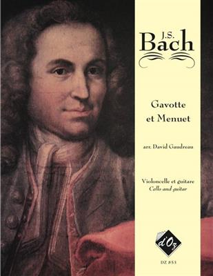 Johann Sebastian Bach: Gavotte et Menuet: Cello mit Begleitung