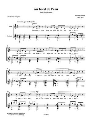 Gabriel Fauré: 10 mélodies: Gesang mit Gitarre