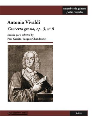 Antonio Vivaldi: Concerto grosso op. 3, no. 8 (3-7 guit.): Gitarren Ensemble