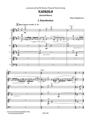 Dusan Bogdanovic: Naokolo: Gitarren Ensemble