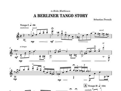 Sebastian Pecznik: A Berliner Tango Story: Gitarre Solo