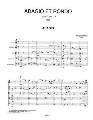 Jacques Hétu: Adagio et Rondo: Orchester