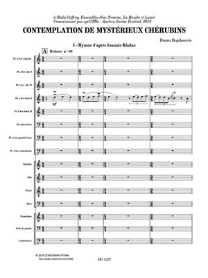 Dusan Bogdanovic: Contemplation De Mystérieux Chérubins: Gemischter Chor mit Ensemble