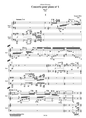 Jacques Hétu: Concerto for piano op. 15: Orchester mit Solo