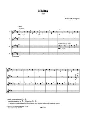 William Kanengiser: Mbira: Gitarren Ensemble