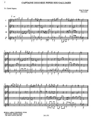 Musique élisabéthaine (4-5 guit.): Gitarren Ensemble
