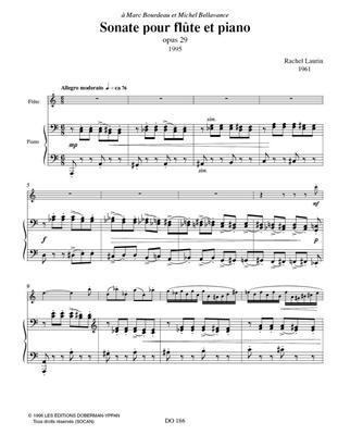 Rachel Laurin: Sonate op. 29: Flöte mit Begleitung