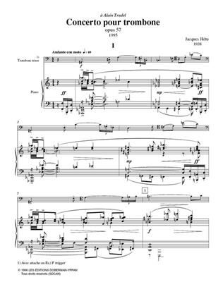 Jacques Hétu: Concerto for trombone op. 57: Orchester mit Solo