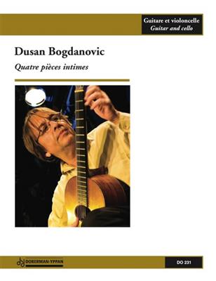 Dusan Bogdanovic: Quatre pièces intimes (cello / guit.): Kammerensemble