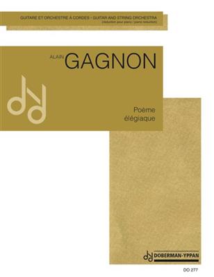Alain Gagnon: Poème élégiaque (guitar): Orchester mit Solo