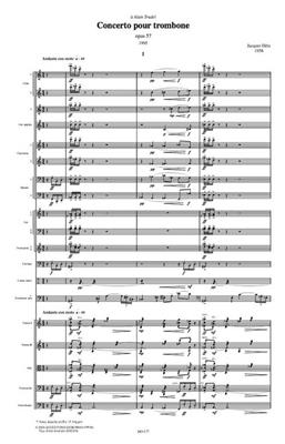 Jacques Hétu: Concerto For Trombone Op. 57: Posaune mit Begleitung