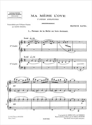Maurice Ravel: Ma Mère L'Oye: Klavier Duett