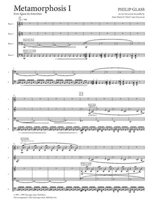 Philip Glass: Metamorphosis I: Percussion Ensemble