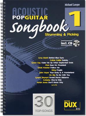 Acoustic Pop Guitar Songbook 1: Gitarre Solo