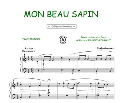 Mon beau sapin: (Arr. Patrice Bourgès): Klavier, Gesang, Gitarre (Songbooks)