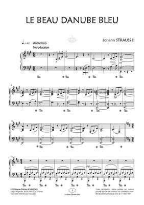 Johann Strauss Jr.: Le Beau Danube Bleu: Klavier vierhändig