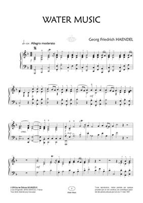 Georg Friedrich Händel: Water Music: Klavier vierhändig