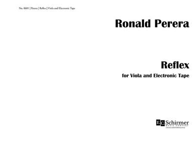 Ronald Perera: Reflex: Viola Solo