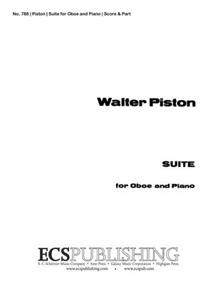 Walter Piston: Suite for Oboe and Piano: Oboe mit Begleitung