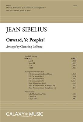 Jean Sibelius: Onward, Ye Peoples!: Frauenchor mit Klavier/Orgel