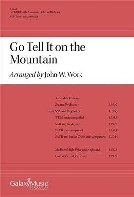 Go Tell It on the Mountain: Frauenchor mit Klavier/Orgel