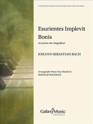 Johann Sebastian Bach: Magnificat: Esurientes Implevit Bonis: Klavier vierhändig