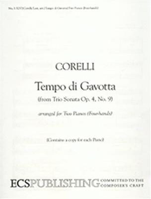 Arcangelo Corelli: Tempo di Gavotta: Klavier Duett