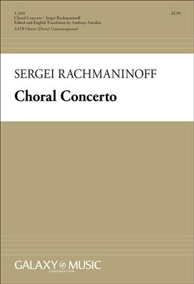 Sergei Rachmaninov: Choral Concerto: Gemischter Chor mit Begleitung