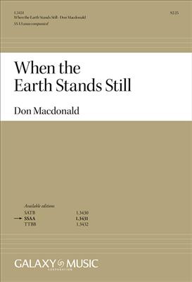 Don MacDonald: When the Earth Stands Still: Frauenchor A cappella