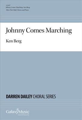 Ken Berg: Johnny Comes Marching: Männerchor mit Klavier/Orgel