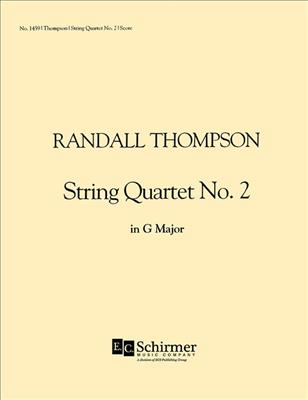 Randall Thompson: String Quartet No. 2: Streichquartett
