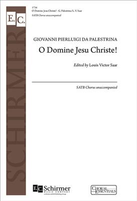 Giovanni Pierluigi da Palestrina: O Domine Jesu Christe: (Arr. Katherine K. Davis): Gemischter Chor mit Begleitung