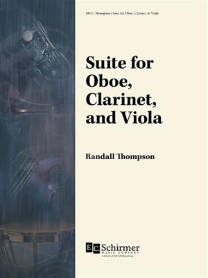Randall Thompson: Suite for Oboe, Clarinet, & Viola: Kammerensemble