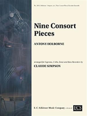 Anthony Holborne: Nine Consort Pieces: Blockflöte Ensemble