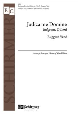 Ruggero Vene: Judica me Domine: (Arr. Victoria Glaser): Gemischter Chor mit Begleitung