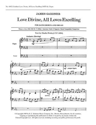 James Gardner: Love Divine, All Loves Excelling: (Arr. Leo Nestor): Gemischter Chor mit Klavier/Orgel