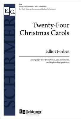 Twenty-Four Christmas Carols: Kinderchor mit Klavier/Orgel