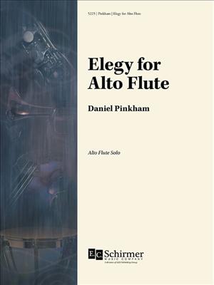 Daniel Pinkham: Elegy for Alto Flute: Flöte Solo