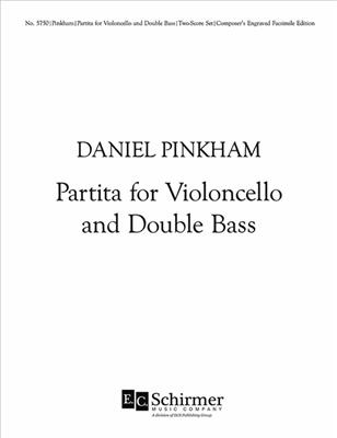 Daniel Pinkham: Partita for Violoncello & Double Bass: Streicher Duett