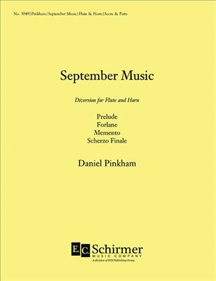 Daniel Pinkham: September Music: Bläser Duett