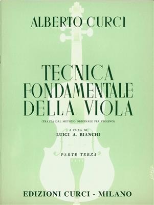 Tecnica Fondamentale Della Viola Vol 3