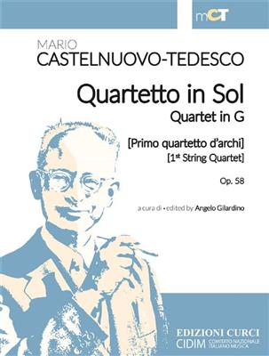 Mario Castelnuovo-Tedesco: Quartetto in Sol [Primo quartetto d'archi]: (Arr. Angelo Gilardino): Streichquartett